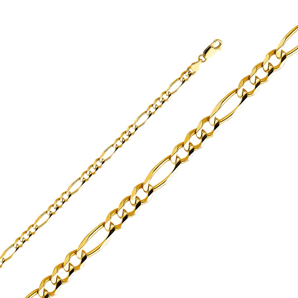 New 14k gold Figaro chain - Picture 2 of 5
